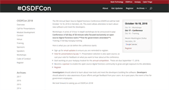Desktop Screenshot of osdfcon.org