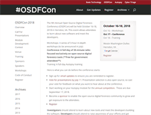Tablet Screenshot of osdfcon.org